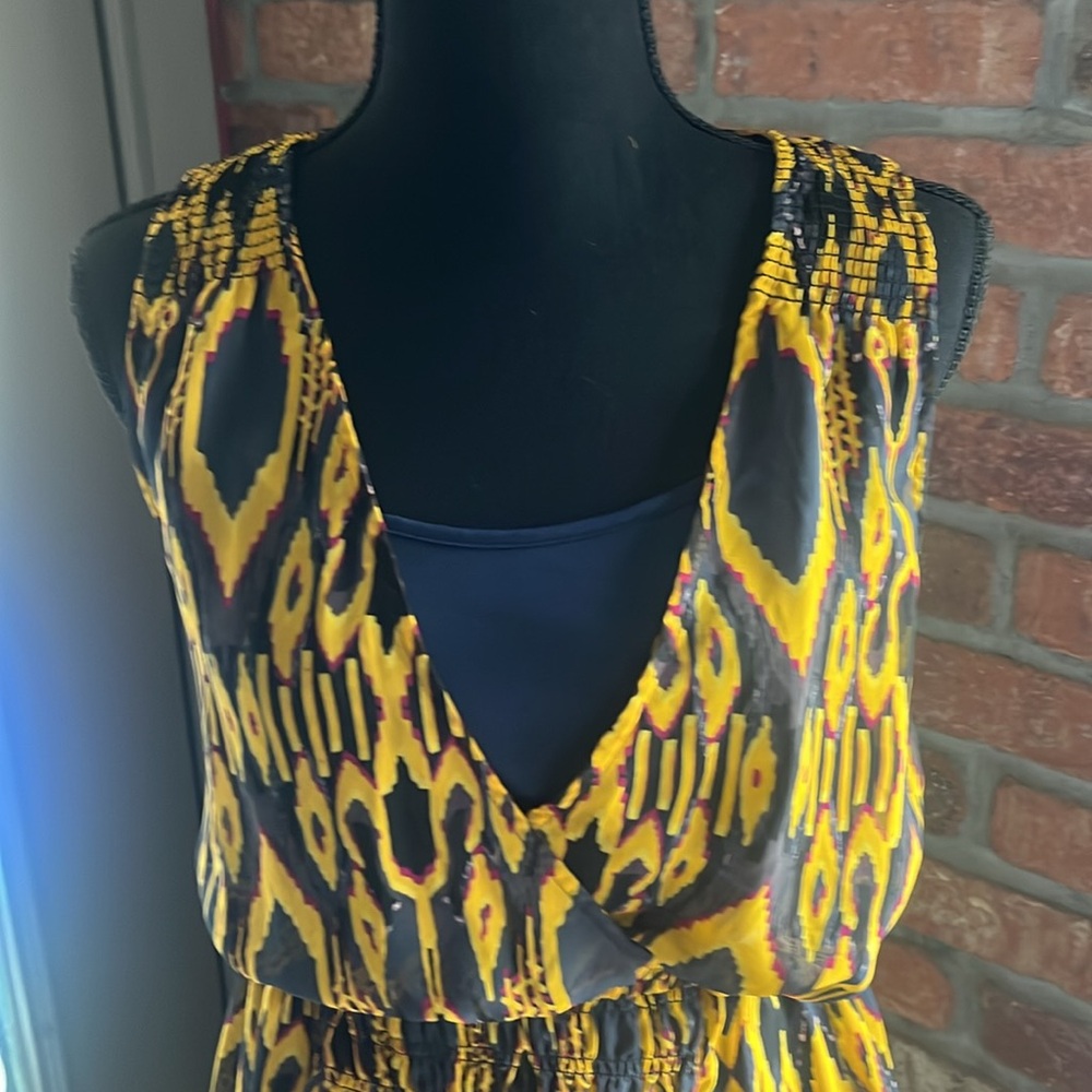 Princess Vera Wang Multi-Color Python Print Hi-Lo… - image 2